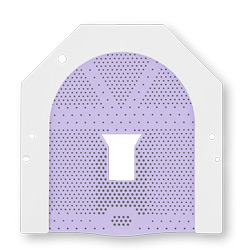 U-Shaped Head Mask Reinforced, Openface stand frame