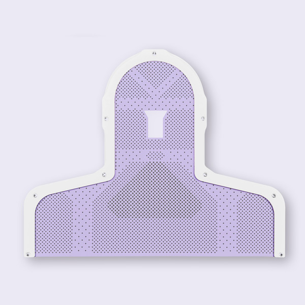 V-Shaped Head-Neck-Shoulder Mask Reinforced