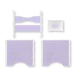 X-Knife Violet Thermoplastic Masks