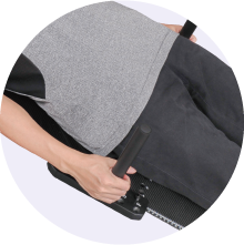 Easily adjustable
Hand Grips