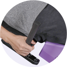 Easily adjustable
Hand Grips